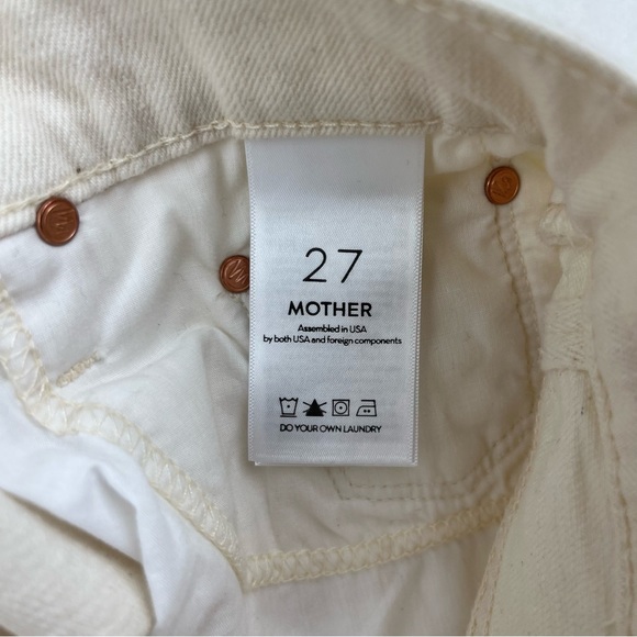 MOTHER The Tomcat slide mini fray skirt - Picture 7 of 11